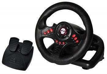 Numskull Multi-Format Steering Wheel with Pedals
