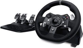 logitech Driving Force G920 Steering Wheel and Pedals